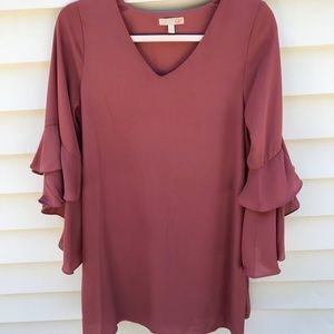 Deep Antique Rose Dress Medium